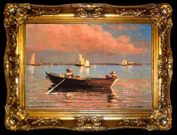 framed  Winslow Homer Gloucester Harbor, ta009-2